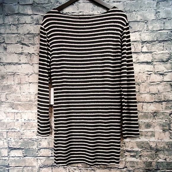 Hye Park and Lune | Stacy Black White Stripe Dress - Picture 7 of 8